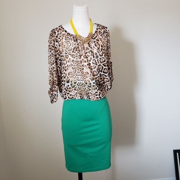 3 for $20 A'gaci Sexy Leopard Print Top - Picture 1 of 3